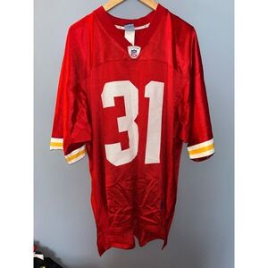 Vintage Kansas City Chiefs Merrill Lynch #31 Reebok NFL Jersey XL
